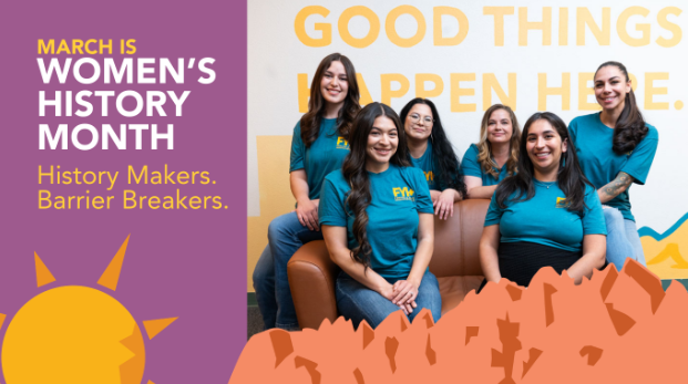 March is Women's History Month. History Makers. Barrier Makers 